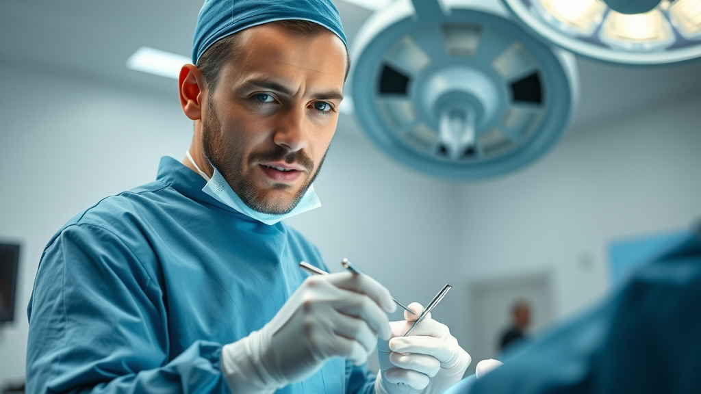 Comprehensive orthopedic care: focused orthopedic therapist applying hand brace for rehabilitation
