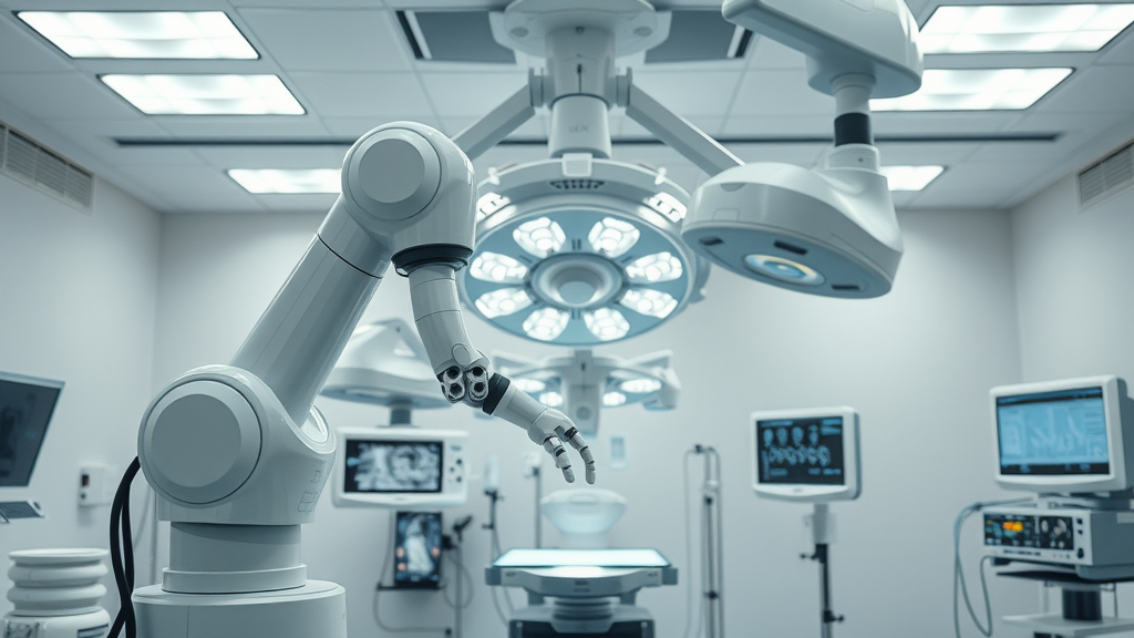 State-of-the-art robotic orthopedic surgery system being used by surgeons at DentonHand.com, advanced technology in operatory, precise equipment, clean and modern