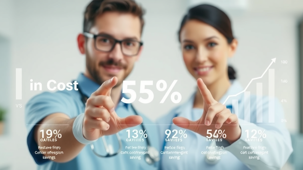 In-office minor orthopedic procedures infographic illustrating cost and time savings